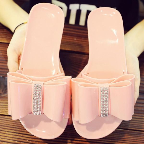 slippers summer women jelly shoes platform butterfly knot crystal peep toe slides fashion beach outdoor ladies zapatos de mujer, Black
slippers summer women jelly shoes platform butterfly knot crystal peep toe slides fashion beach outdoor ladies zapatos de mujer, Black