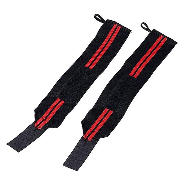 wrist support bands range fitness weight lifting straps bodybuilding powerlifting etc. - black red 
wrist support bands range fitness weight lifting straps bodybuilding powerlifting etc. - black red