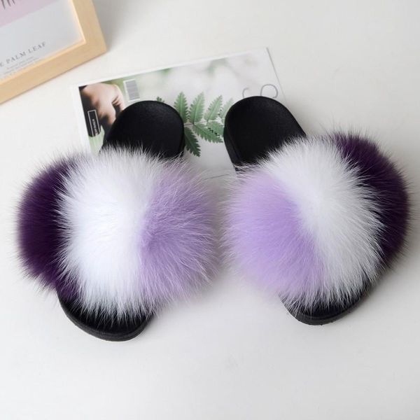 women's fluffy colorful shoes woman furry fur slippers girl's real sandals ladies home slides female flip flops, Black
women's fluffy colorful shoes woman furry fur slippers girl's real sandals ladies home slides female flip flops, Black