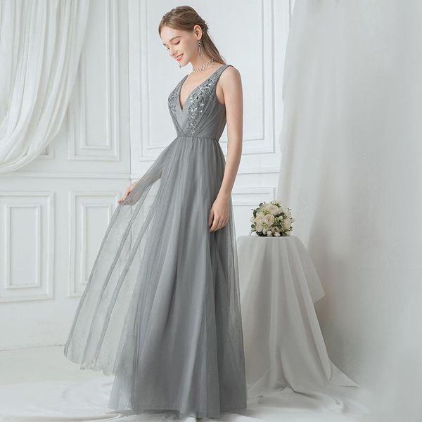 bridesmaid dress silver gray dresses long tulle lace 2021 arrival applique with beads, White;pink
bridesmaid dress silver gray dresses long tulle lace 2021 arrival applique with beads, White;pink