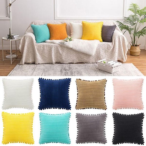 cushion/decorative pillow cushion cover soft corduroy covers living room nordic home decor case solid colors
cushion/decorative pillow cushion cover soft corduroy covers living room nordic home decor case solid colors