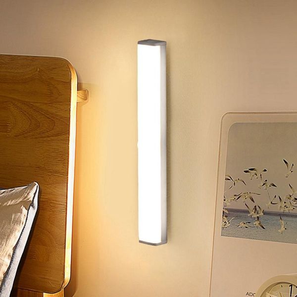 kitchen bedroom cabinet stairs wall lamps 5v usb charging led light pir motion sensor smart for night security lamp