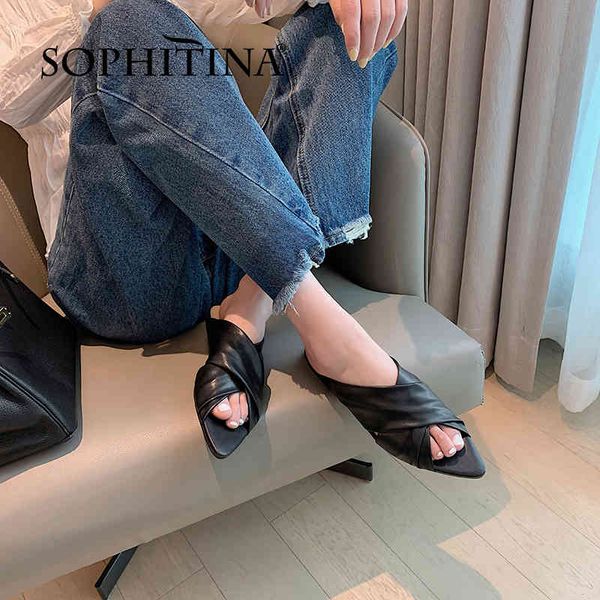 sophitina yellow summer women shoes sandals leather flat stylish pointed toe casual comfort fashion pleated fo282 210513, Black
sophitina yellow summer women shoes sandals leather flat stylish pointed toe casual comfort fashion pleated fo282 210513, Black