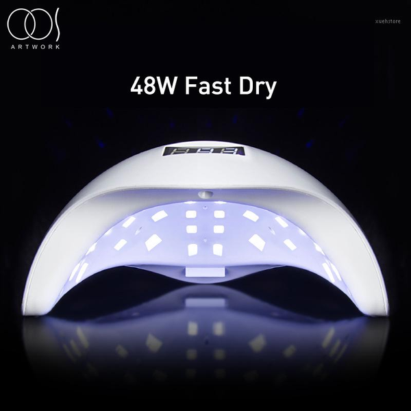 48w uv led nail dryer lamp gel polish curing with bottom timer lcd display quick drying for nails manicure tools1
48w uv led nail dryer lamp gel polish curing with bottom timer lcd display quick drying for nails manicure tools1