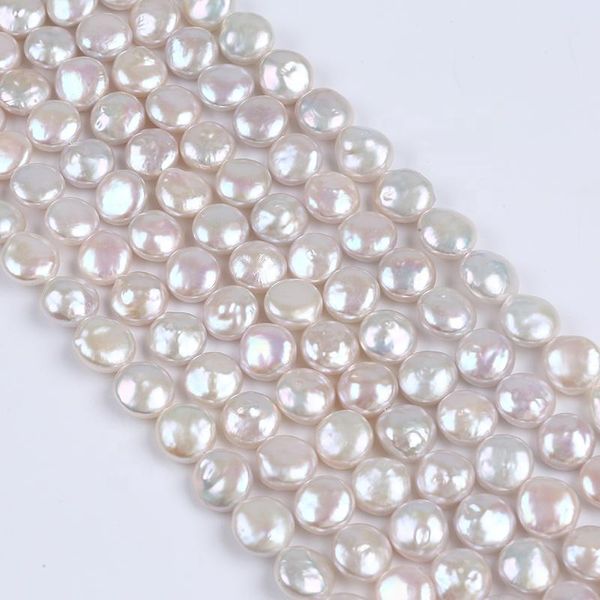 other wholesale 13-14mm natural white freshwater coin shape pearls strand for diy jewelry making
other wholesale 13-14mm natural white freshwater coin shape pearls strand for diy jewelry making