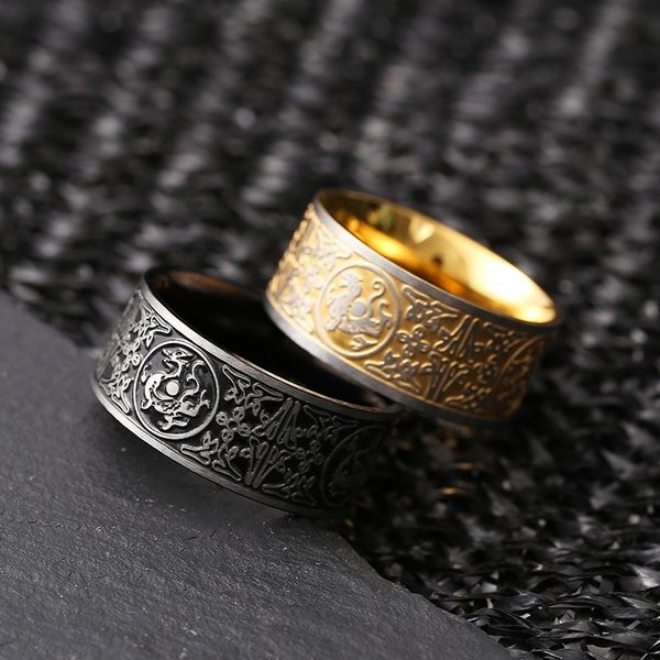 J1Qx beast titanium steel men's animal four gu ears white titanium steel men's anim ring four guardians green band rings dragon white tiger, Silver
J1Qx beast titanium steel men's animal four gu ears white titanium steel men's anim ring four guardians green band rings dragon white tiger, Silver