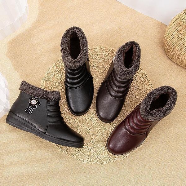 boots women's comfortable woman female plush fur fashion shoes round toe 1 yxxv, Black
boots women's comfortable woman female plush fur fashion shoes round toe 1 yxxv, Black