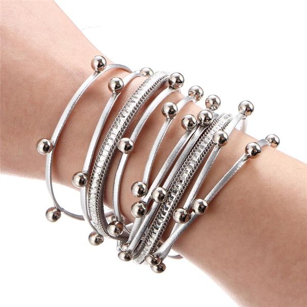 tennis multiplelayers leather beads charm bracelet for women selling fashion ladies wrap bracelets & bangle femme party jewelry, Golden;silver
tennis multiplelayers leather beads charm bracelet for women selling fashion ladies wrap bracelets & bangle femme party jewelry, Golden;silver