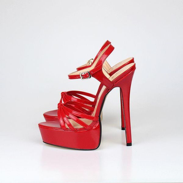 women sandals pumps 16cm high heels fetish female shoes shemale gladiator wedding lady valentine red 40-48, Black
women sandals pumps 16cm high heels fetish female shoes shemale gladiator wedding lady valentine red 40-48, Black