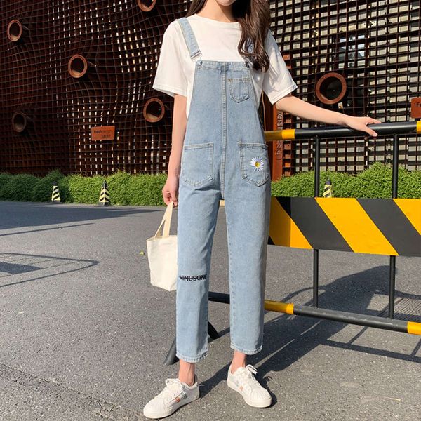 women's jeans little daisy suspenders spring and autumn 2021 loose age reducing wide leg large size fat mm quarter pants ec7o, Blue
women's jeans little daisy suspenders spring and autumn 2021 loose age reducing wide leg large size fat mm quarter pants ec7o, Blue