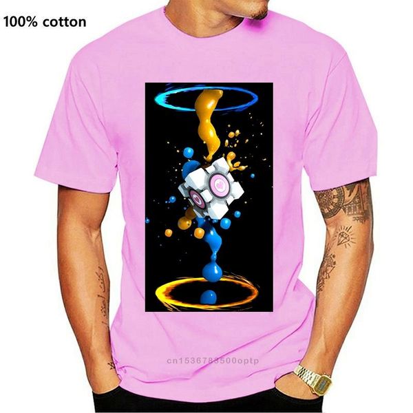 men's t-shirts portal 2 gel splatter basic t-shirt men tee shirt short sleeve cotton fitness, White;black
men's t-shirts portal 2 gel splatter basic t-shirt men tee shirt short sleeve cotton fitness, White;black