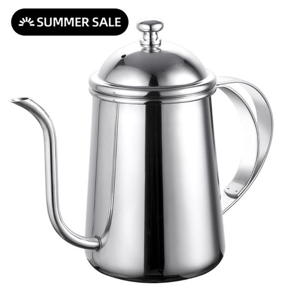 coffee pots 22oz/650ml stainless steel pour over kettle gooseneck 6mm spout drip pot makers teapot cafetiere for barista
coffee pots 22oz/650ml stainless steel pour over kettle gooseneck 6mm spout drip pot makers teapot cafetiere for barista