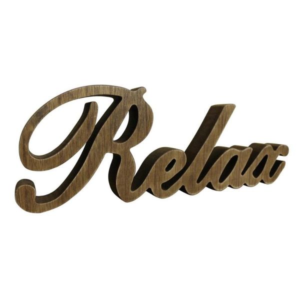 rustic vintage distressed wooden words sign standing "relax" tableshelf/home wall/office decoration art novelty items
rustic vintage distressed wooden words sign standing "relax" tableshelf/home wall/office decoration art novelty items