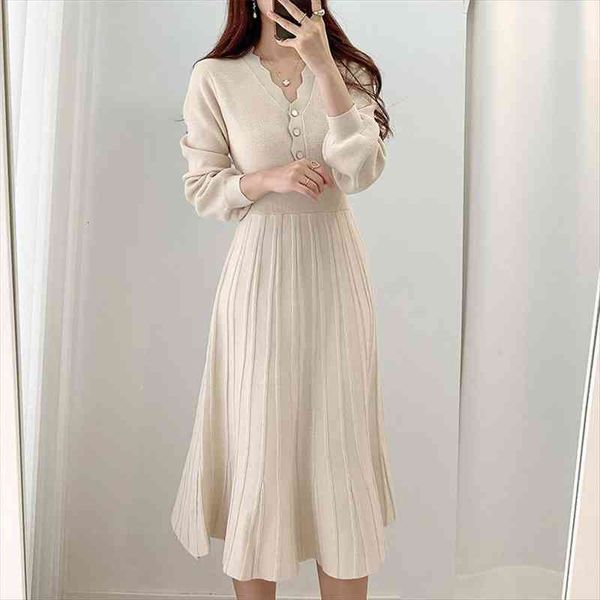 vintage one piece korean womens dress pleated long sleeve slim sweater knitted elegant midi party autumn, Black;gray
vintage one piece korean womens dress pleated long sleeve slim sweater knitted elegant midi party autumn, Black;gray