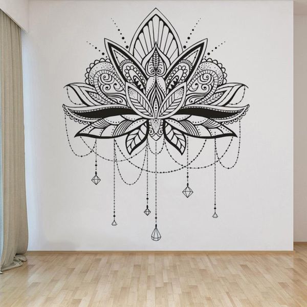 wall mandala lotus pattern stickers yoga studio decoration design decals large size murals decor hy1970
wall mandala lotus pattern stickers yoga studio decoration design decals large size murals decor hy1970