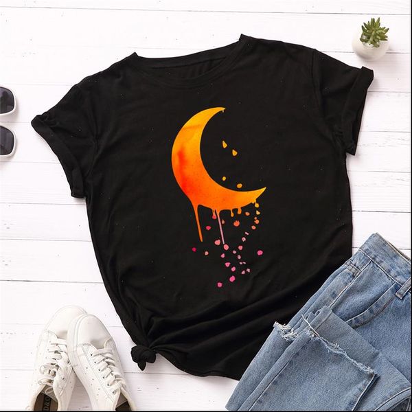 women plus size s 5xl moon printed shirt 100%cotton t o neck short sleeve summer shirts vintage, White
women plus size s 5xl moon printed shirt 100%cotton t o neck short sleeve summer shirts vintage, White