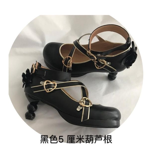 dress shoes japanese women's cute gourd foot sytle heels cross bandage&bow heart shape buckle lolita princess high wedding bride, Black
dress shoes japanese women's cute gourd foot sytle heels cross bandage&bow heart shape buckle lolita princess high wedding bride, Black