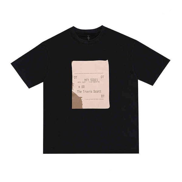 2021 high street hip hop summer travis street fashion pure cotton round neck short sleeve casual g1207, White;black
2021 high street hip hop summer travis street fashion pure cotton round neck short sleeve casual g1207, White;black