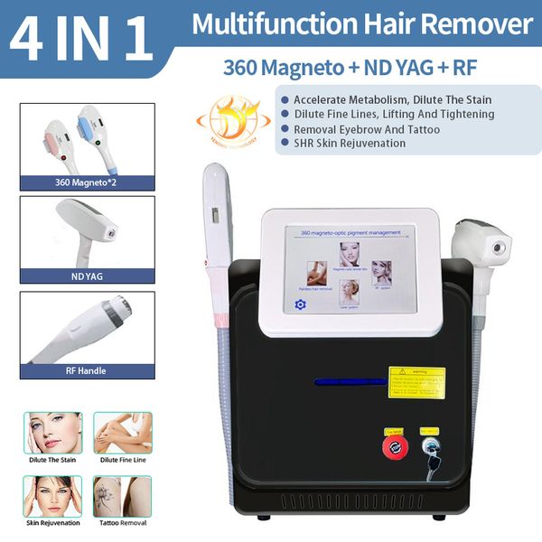 4 handles hair removal & hr elight ipl opt rf &nd yag laser 1064 tattoo removing 360 magneto machine213, Black
4 handles hair removal & hr elight ipl opt rf &nd yag laser 1064 tattoo removing 360 magneto machine213, Black