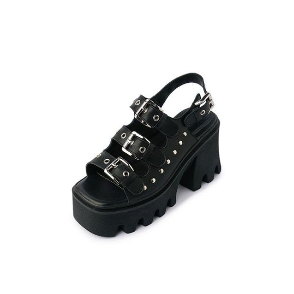 leather sandals women's shoes fashion 9 cm high heel summer with buckle non-slip basic casual women dress, Black
leather sandals women's shoes fashion 9 cm high heel summer with buckle non-slip basic casual women dress, Black