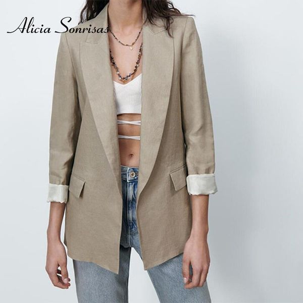 spring autumn summer women's long sleeve all-matching cuff curling coat striped lining linen suit fashionable suits & blazers, White;black
spring autumn summer women's long sleeve all-matching cuff curling coat striped lining linen suit fashionable suits & blazers, White;black