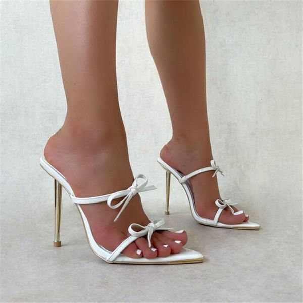 sandals women slippers 2021 metal high heels pointed toe fashion sweet bow wedding party shoes for lady white black dpo8
sandals women slippers 2021 metal high heels pointed toe fashion sweet bow wedding party shoes for lady white black dpo8