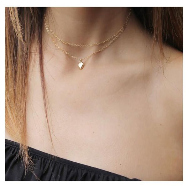 chains designer original double layer small peach heart necklace 2021 fashion simple temperament gift for girls, Silver
chains designer original double layer small peach heart necklace 2021 fashion simple temperament gift for girls, Silver