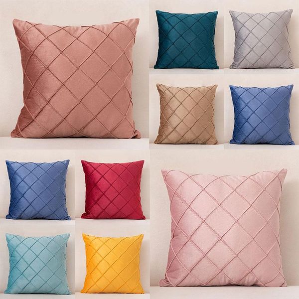 cushion/decorative pillow modern nordic vintage cover suede check decoration pillowcase luxury cushion classical decorative pillows
cushion/decorative pillow modern nordic vintage cover suede check decoration pillowcase luxury cushion classical decorative pillows