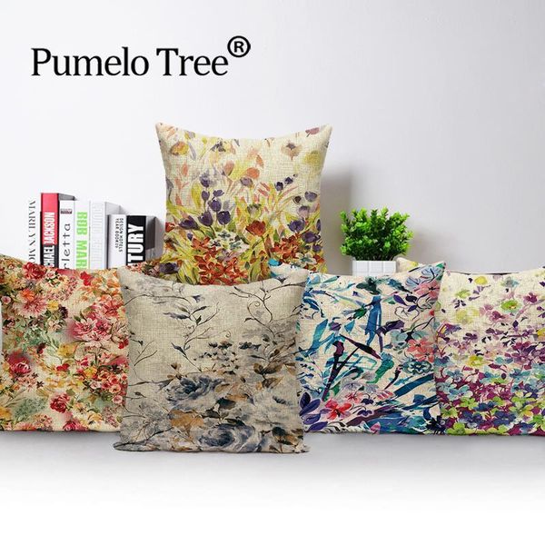 colorful flowers cushions covers vintage decorative linen cushion cover home decor modern 45x45cm cojines cushion/decorative pillow
colorful flowers cushions covers vintage decorative linen cushion cover home decor modern 45x45cm cojines cushion/decorative pillow