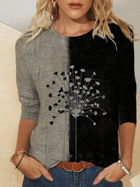women t shirt spring long sleeve fashion print o neck casual ladies streetwear loose female women's t-shirt, White
women t shirt spring long sleeve fashion print o neck casual ladies streetwear loose female women's t-shirt, White