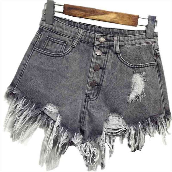 B2387 Summer Students Women Show Thin Broad Leg Hair Edge Tide High Waist Hole Denim Shorts Wholesale, Blue
B2387 Summer Students Women Show Thin Broad Leg Hair Edge Tide High Waist Hole Denim Shorts Wholesale, Blue