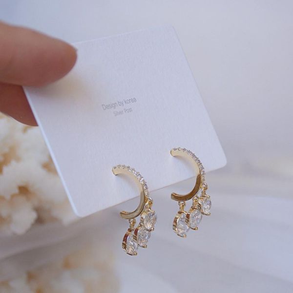 stud 14k real gold fashion jewelry crystal c-shaped exquisite earrings for woman holiday party elegant zircon earring, Golden;silver
stud 14k real gold fashion jewelry crystal c-shaped exquisite earrings for woman holiday party elegant zircon earring, Golden;silver