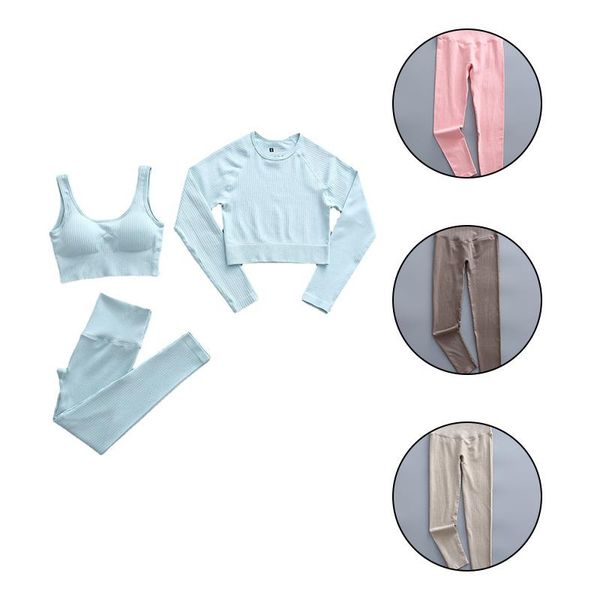 yoga outfit fitness high waist leggings ribbed seamless suit sports women's workout long sleeve
yoga outfit fitness high waist leggings ribbed seamless suit sports women's workout long sleeve