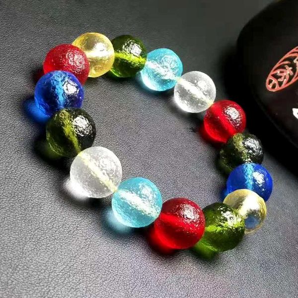 beaded, strands colorful glazed 8mm ancient glaze round beads bracelet meteorolite glass beaded elastic women men jewelry gift, Black
beaded, strands colorful glazed 8mm ancient glaze round beads bracelet meteorolite glass beaded elastic women men jewelry gift, Black