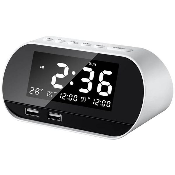 alarm clocks for bedrooms, led digital clock radio with fm radio, dual usb port charger, dimmer snooze sleep timer , b other & accessories
alarm clocks for bedrooms, led digital clock radio with fm radio, dual usb port charger, dimmer snooze sleep timer , b other & accessories