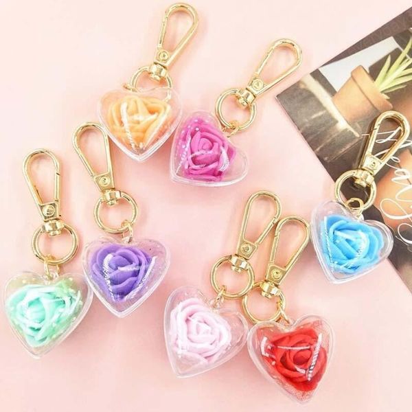 forever rose preserved keychain eternal present romantic pendant valentine's day wedding gift heart shape hanging key ring, Slivery;golden
forever rose preserved keychain eternal present romantic pendant valentine's day wedding gift heart shape hanging key ring, Slivery;golden