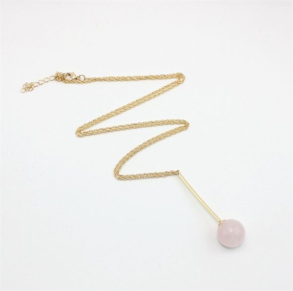 exquisite handmade pink crystal ball pendant necklaces polishing metal druzy natural stone rose quartz collar necklace, Silver
exquisite handmade pink crystal ball pendant necklaces polishing metal druzy natural stone rose quartz collar necklace, Silver