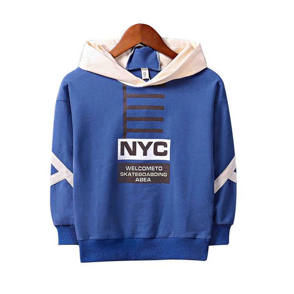 spring fall teenage boy outwear coat children girl fashion clothes kids hooded sweatershirt toddler jacket 6 8 10 12 14 years, Black