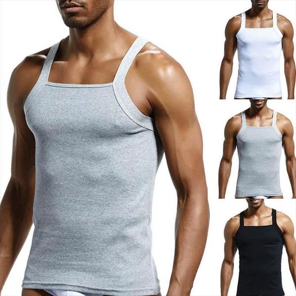 mens fashion vest home men sleep casual cotton tank solid tee gay gym clothing sleeveless undershirts, White;black
mens fashion vest home men sleep casual cotton tank solid tee gay gym clothing sleeveless undershirts, White;black