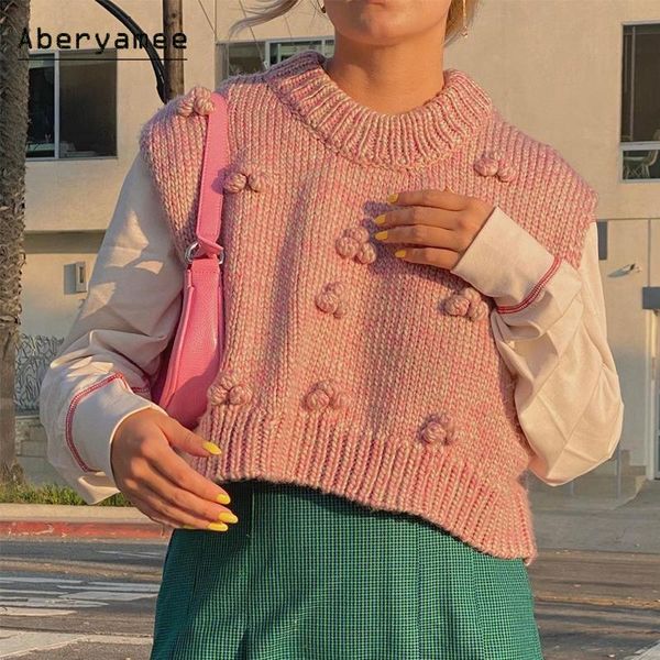 women's vests aberyamee pink sleeveless round vest for women embroidery casual short sweater knitted sweet solid 90s vintage lady pullo, Black;white
women's vests aberyamee pink sleeveless round vest for women embroidery casual short sweater knitted sweet solid 90s vintage lady pullo, Black;white