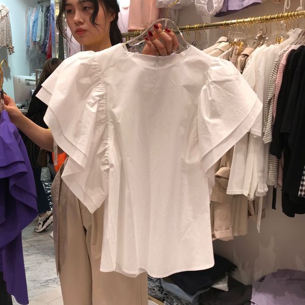 superaen women's spring summer new korean loose fashion lotus leaf butterfly sleeve shirt women's blouse 210421, White
superaen women's spring summer new korean loose fashion lotus leaf butterfly sleeve shirt women's blouse 210421, White