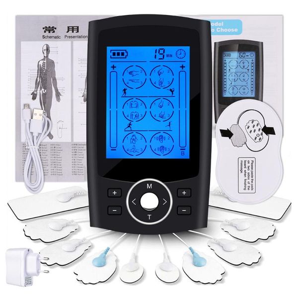 electric massagers 24-mode tens unit ems machine digital therapy mahcine body massager massage tool usb rechargeable massagem drop
electric massagers 24-mode tens unit ems machine digital therapy mahcine body massager massage tool usb rechargeable massagem drop