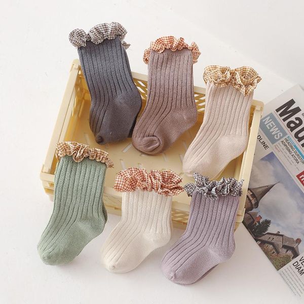 kids toddlers girls solid color soft cotton ruffle princess socks for girl sweet cute 0-5y, Pink;yellow
kids toddlers girls solid color soft cotton ruffle princess socks for girl sweet cute 0-5y, Pink;yellow