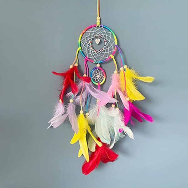 decorative objects & figurines colorful dream catcher bedroom feathers girl series pure handmade long wall hanging dreamcatcher craft gift c
decorative objects & figurines colorful dream catcher bedroom feathers girl series pure handmade long wall hanging dreamcatcher craft gift c