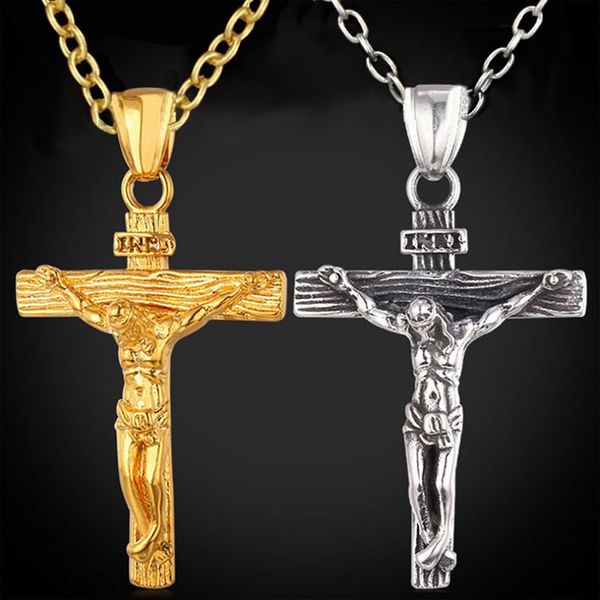 mens stainless steel cross necklace gold silver jesus pendant necklaces fashion hip hop jewelry
mens stainless steel cross necklace gold silver jesus pendant necklaces fashion hip hop jewelry