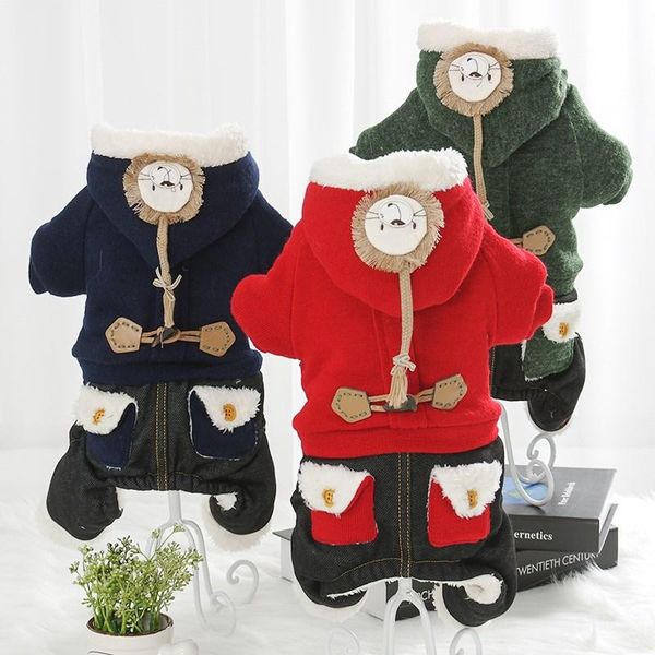 kawaii style overalls for dogs warm winter clothes pet pajamas dog cat wool jumpsuit inside puppy costume hood apparel
kawaii style overalls for dogs warm winter clothes pet pajamas dog cat wool jumpsuit inside puppy costume hood apparel