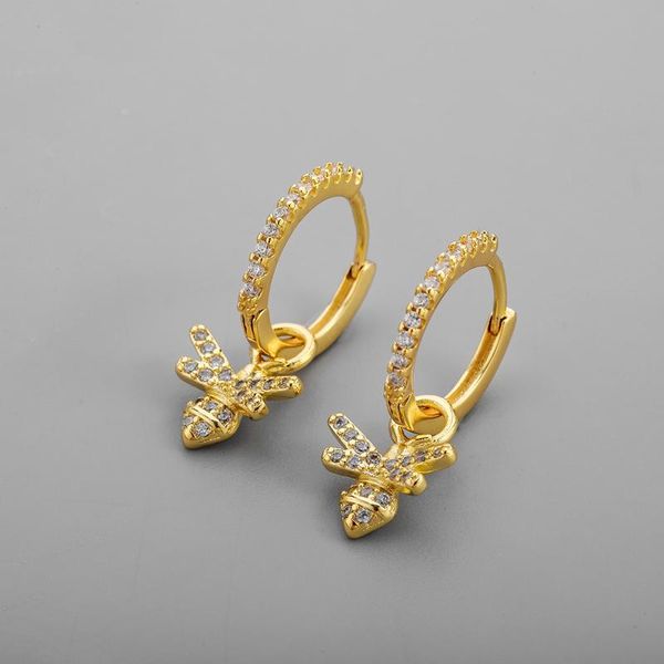 hoop & huggie 925 sterling silver honeybee earring for women luxury cz jewelry gifts wholesale, Golden;silver
hoop & huggie 925 sterling silver honeybee earring for women luxury cz jewelry gifts wholesale, Golden;silver