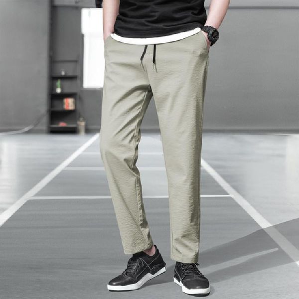 men's pants 2021 casual pants, spring loose straight large elastic waist summer thin size m-5x, Black
men's pants 2021 casual pants, spring loose straight large elastic waist summer thin size m-5x, Black