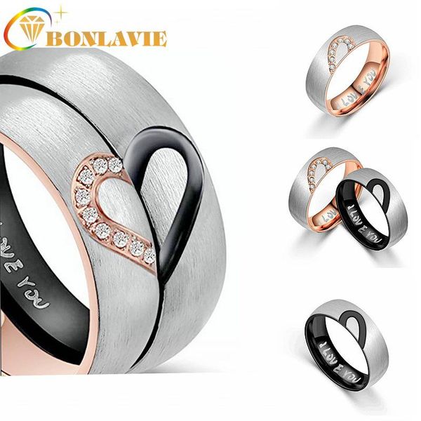 wedding rings titanium jewelry peach heart i love you couple pair ring stainless steel matte band for lovers, Slivery;golden
wedding rings titanium jewelry peach heart i love you couple pair ring stainless steel matte band for lovers, Slivery;golden