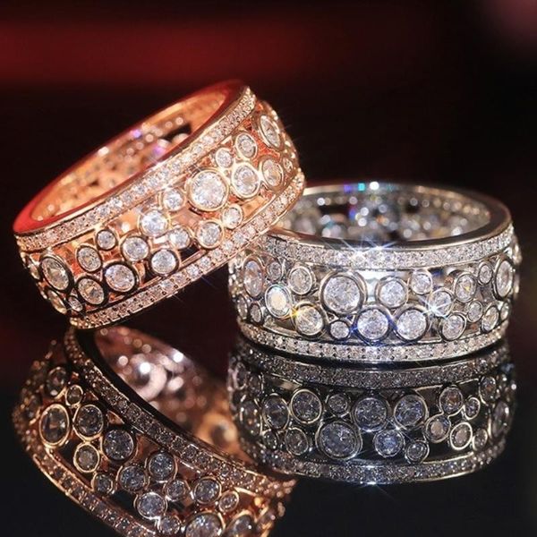 wedding rings caoshi delicate full paved round cubic zirconia band for women hollow out design trendy jewelry 2 colors available, Slivery;golden
wedding rings caoshi delicate full paved round cubic zirconia band for women hollow out design trendy jewelry 2 colors available, Slivery;golden